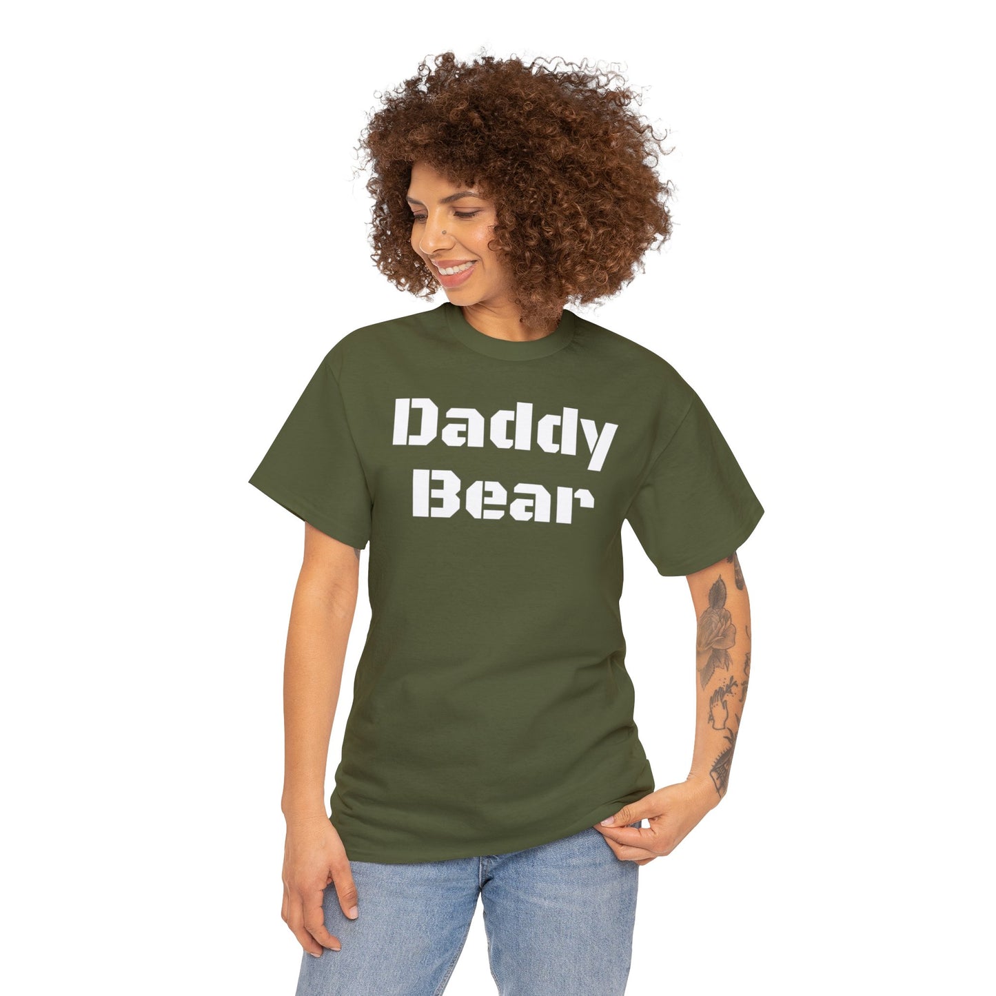 Unisex Heavy Cotton Tee - DADDY BEAR