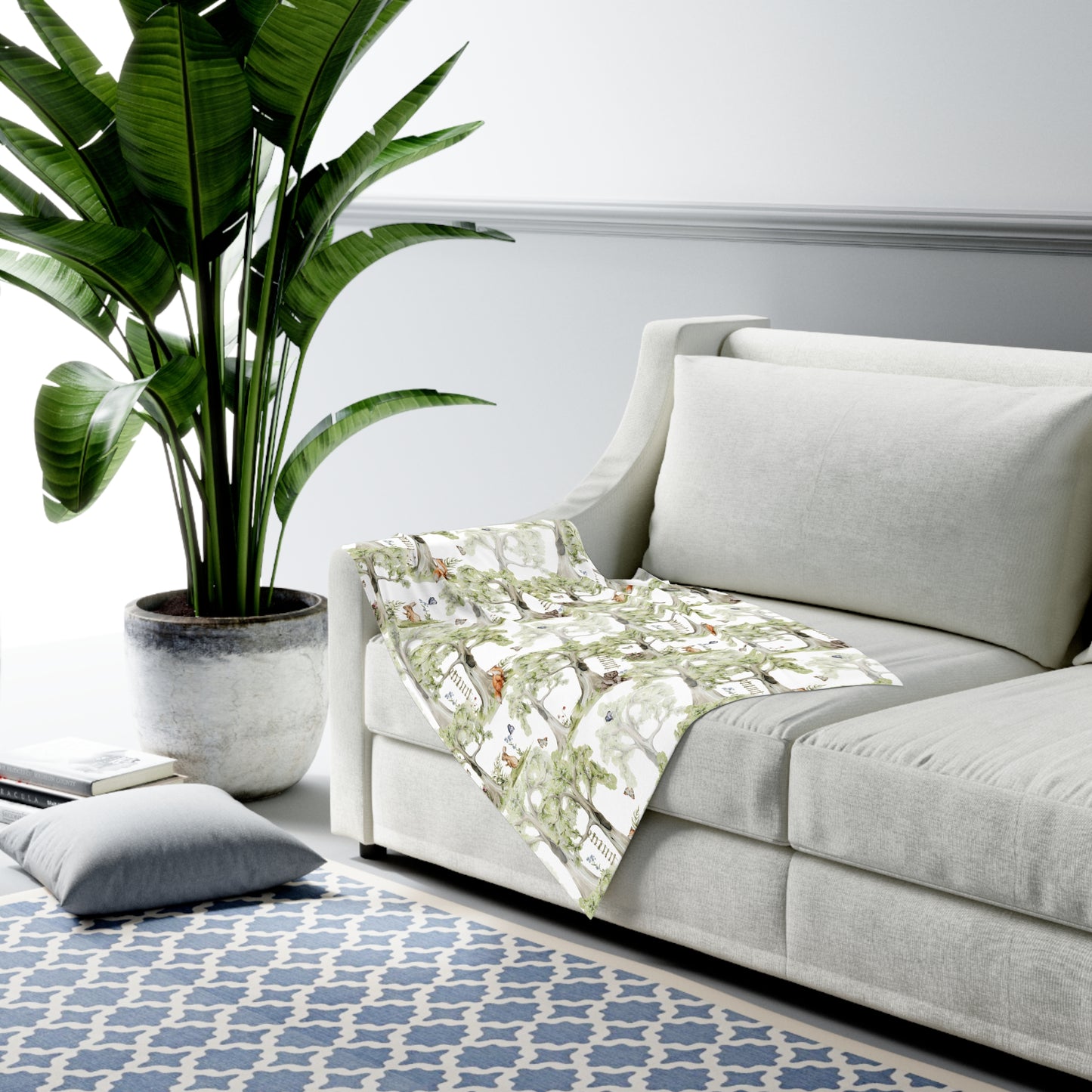 Baby Swaddle Blanket - WOODLAND FREINDS