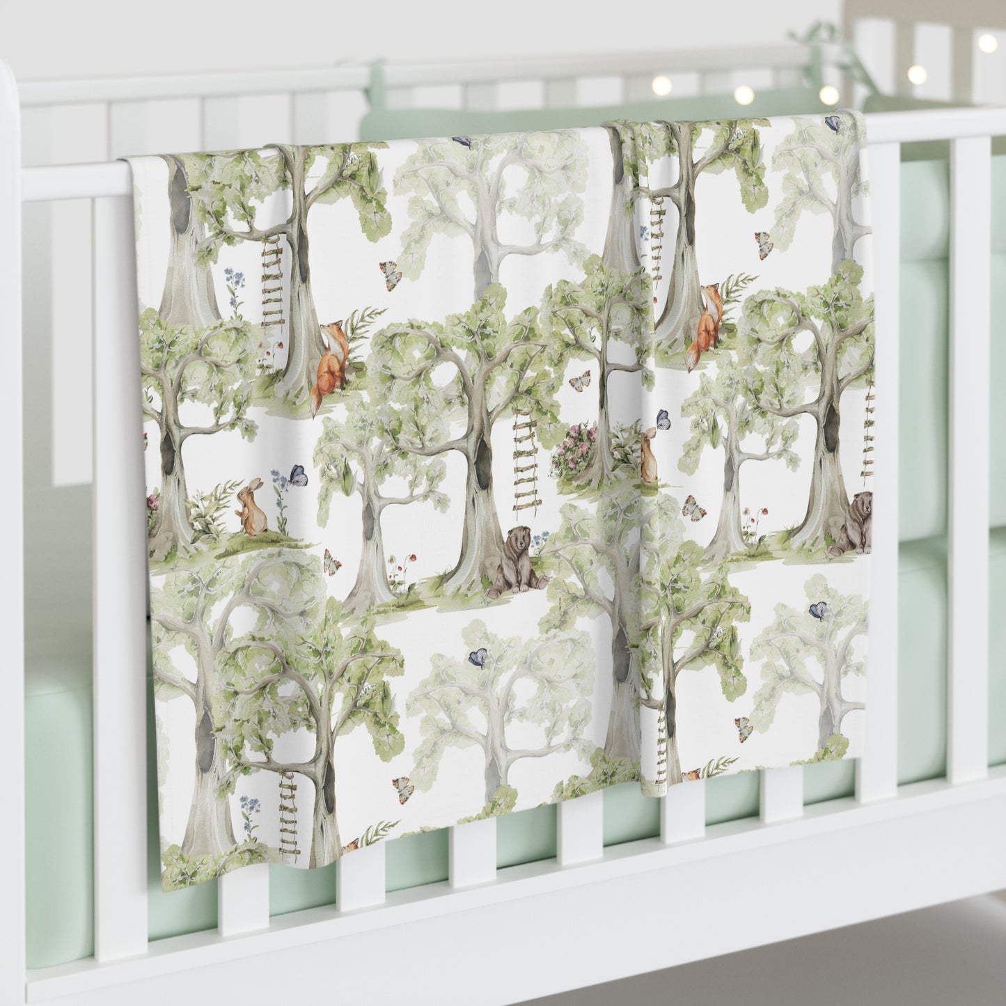 Baby Swaddle Blanket - WOODLAND FREINDS