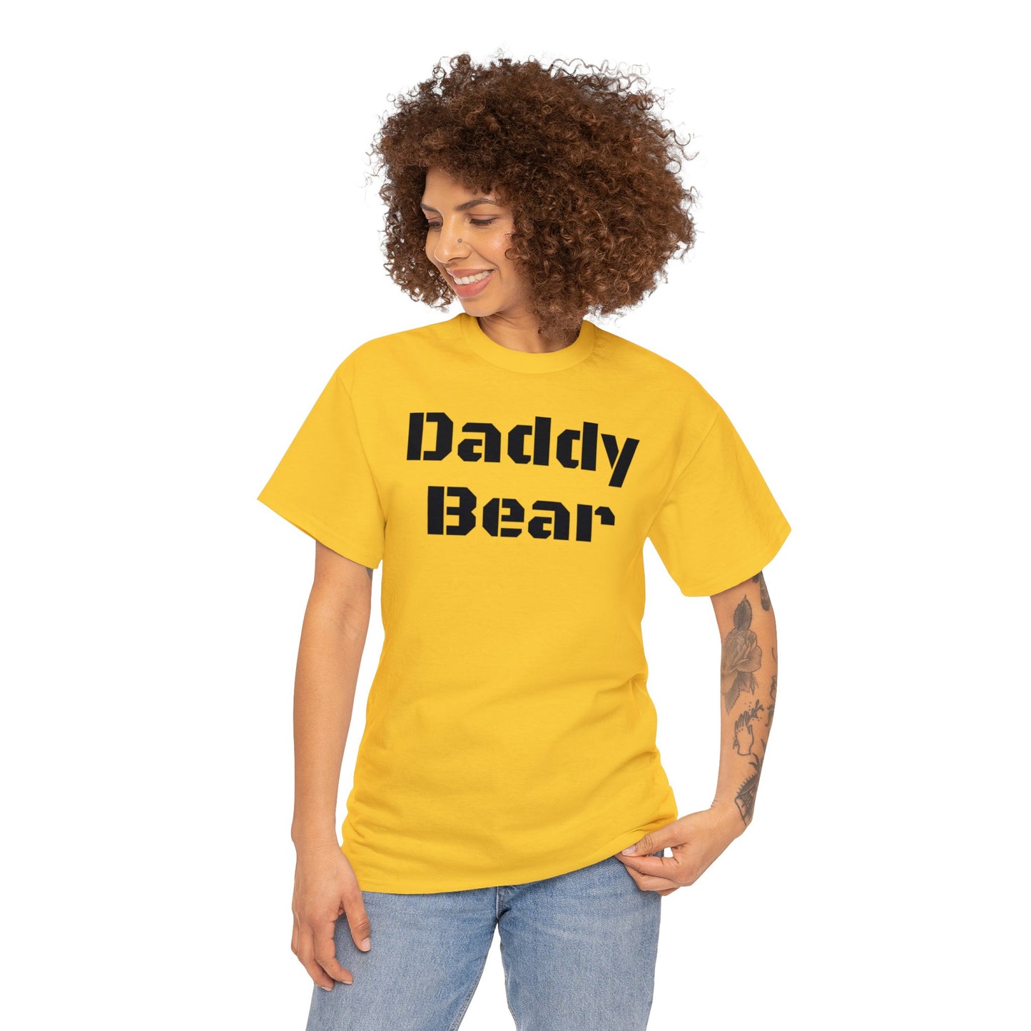 Unisex Heavy Cotton Tee - DADDY BEAR