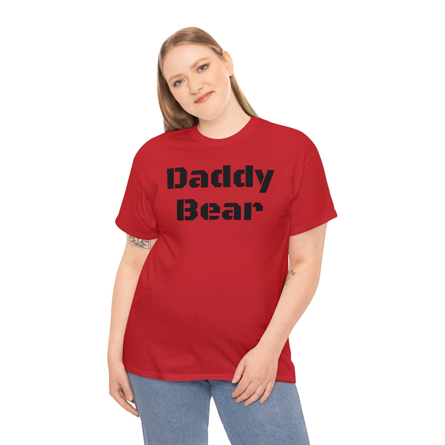 Unisex Heavy Cotton Tee - DADDY BEAR