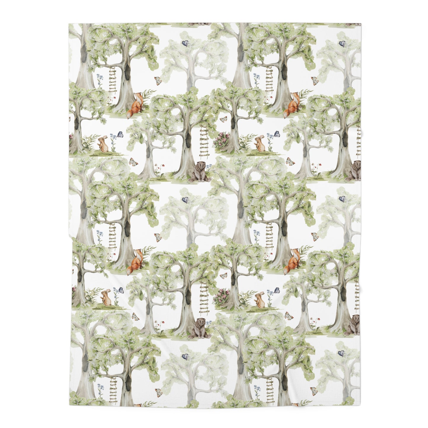 Baby Swaddle Blanket - WOODLAND FREINDS