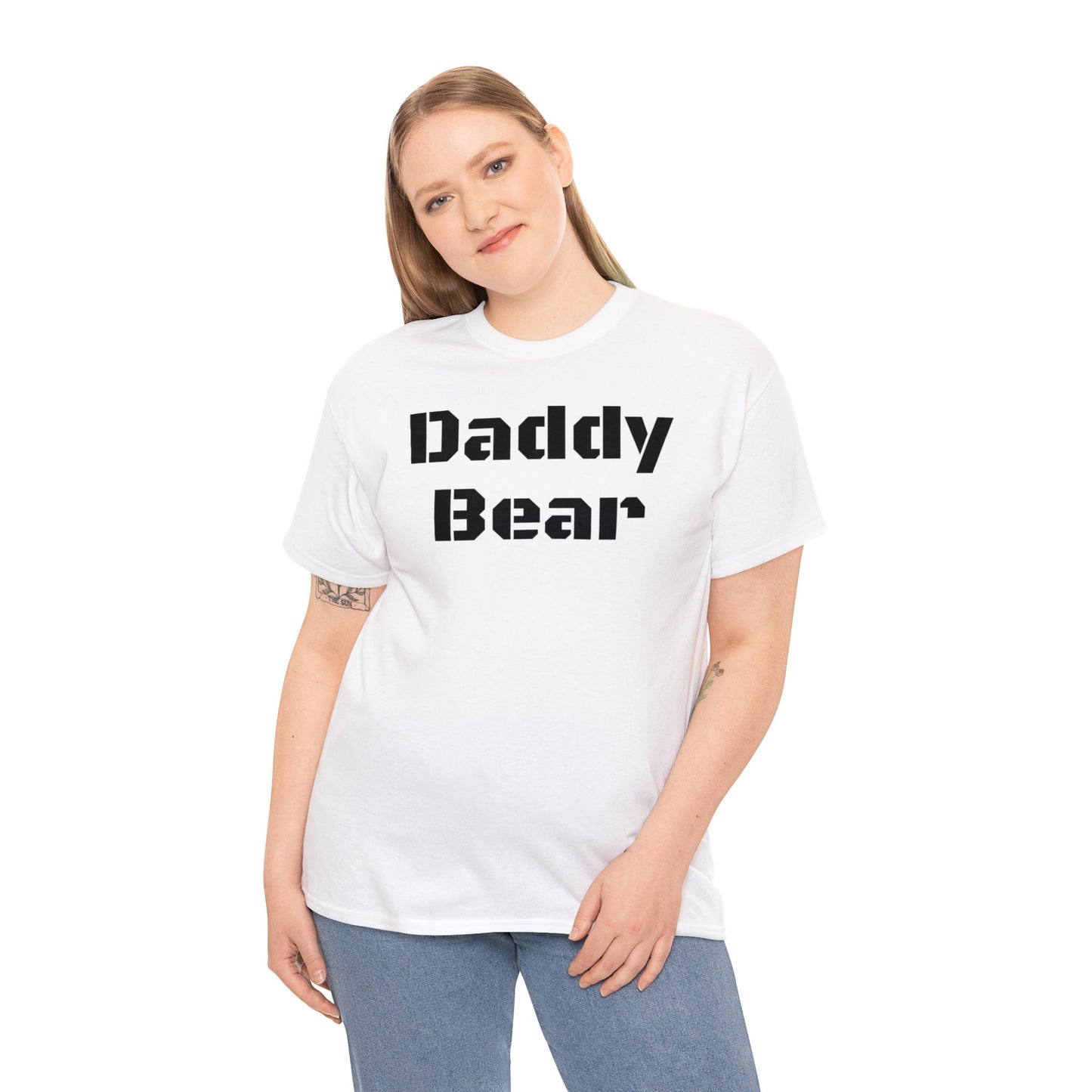 Unisex Heavy Cotton Tee - DADDY BEAR