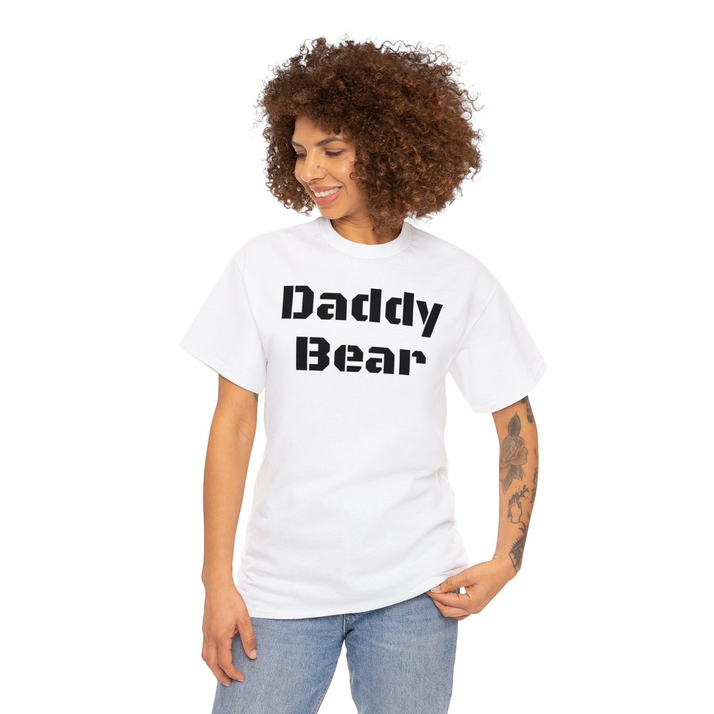Unisex Heavy Cotton Tee - DADDY BEAR