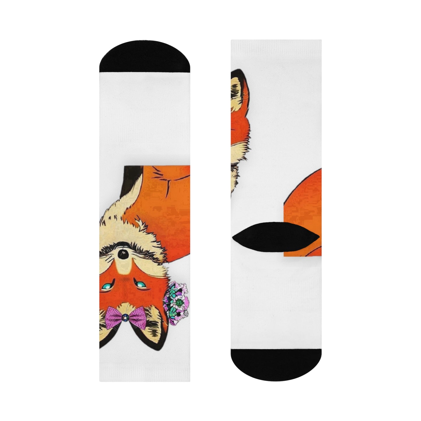 Cushioned Crew Socks - Foxy Mommy