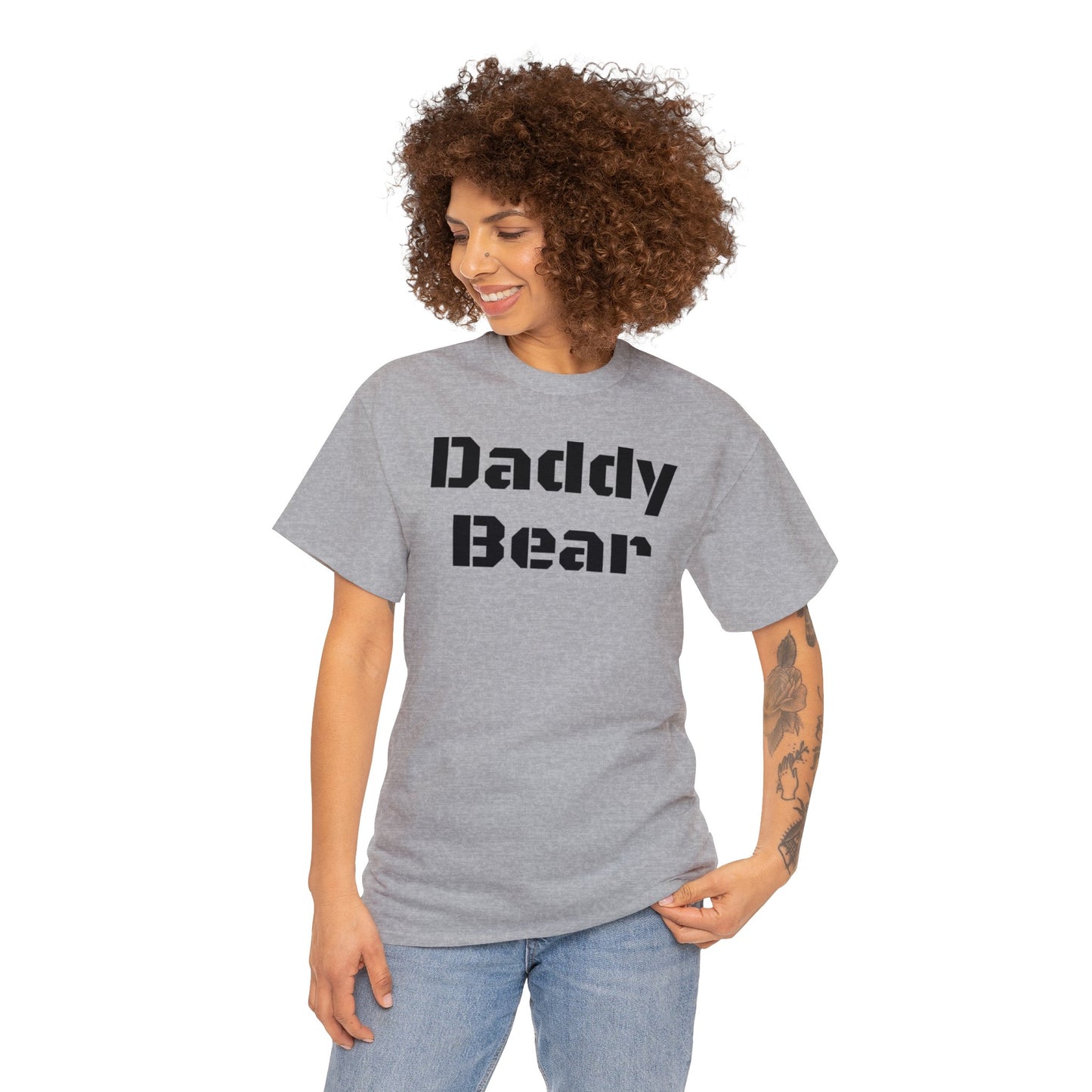 Unisex Heavy Cotton Tee - DADDY BEAR