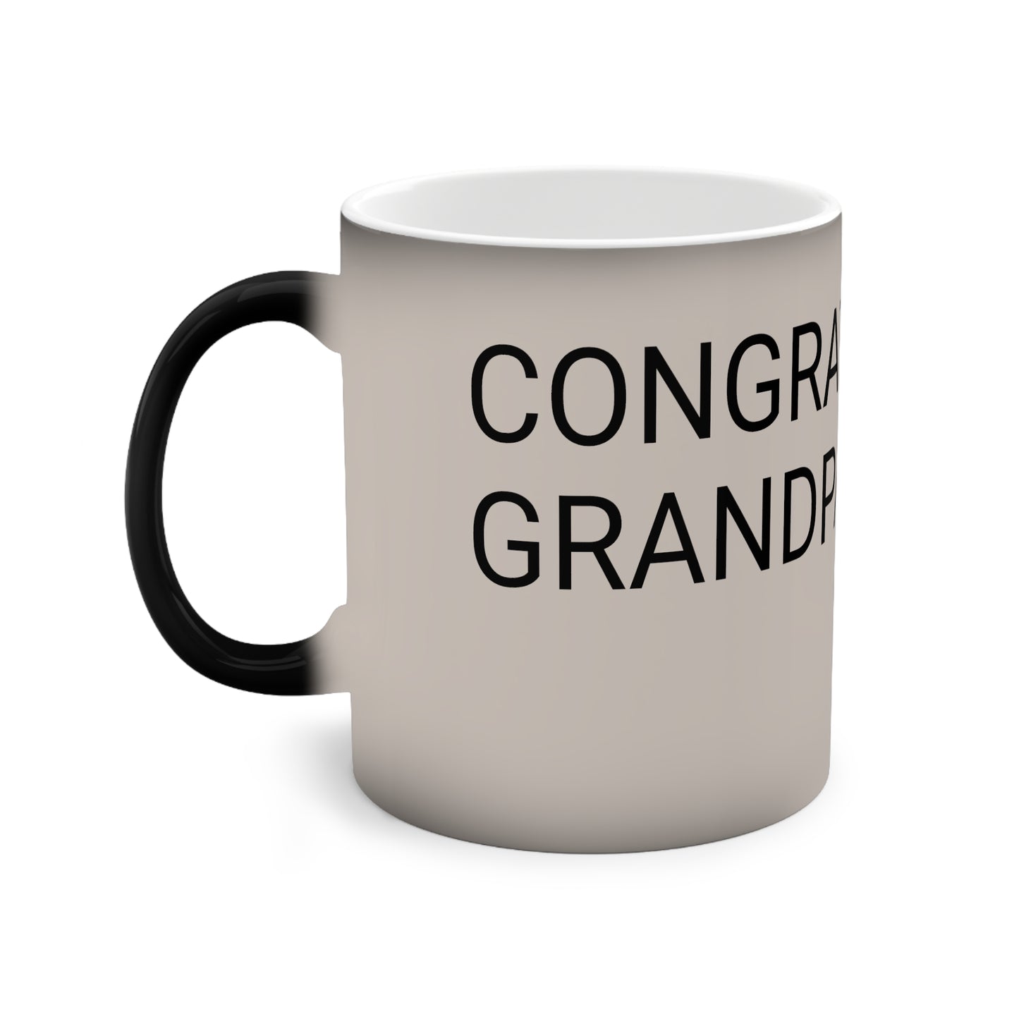 Congratulations Grandpa baby reveal Color-Changing Mug, 11oz