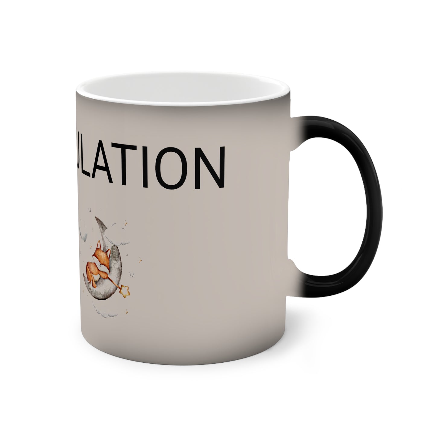 Congratulations Grandpa baby reveal Color-Changing Mug, 11oz