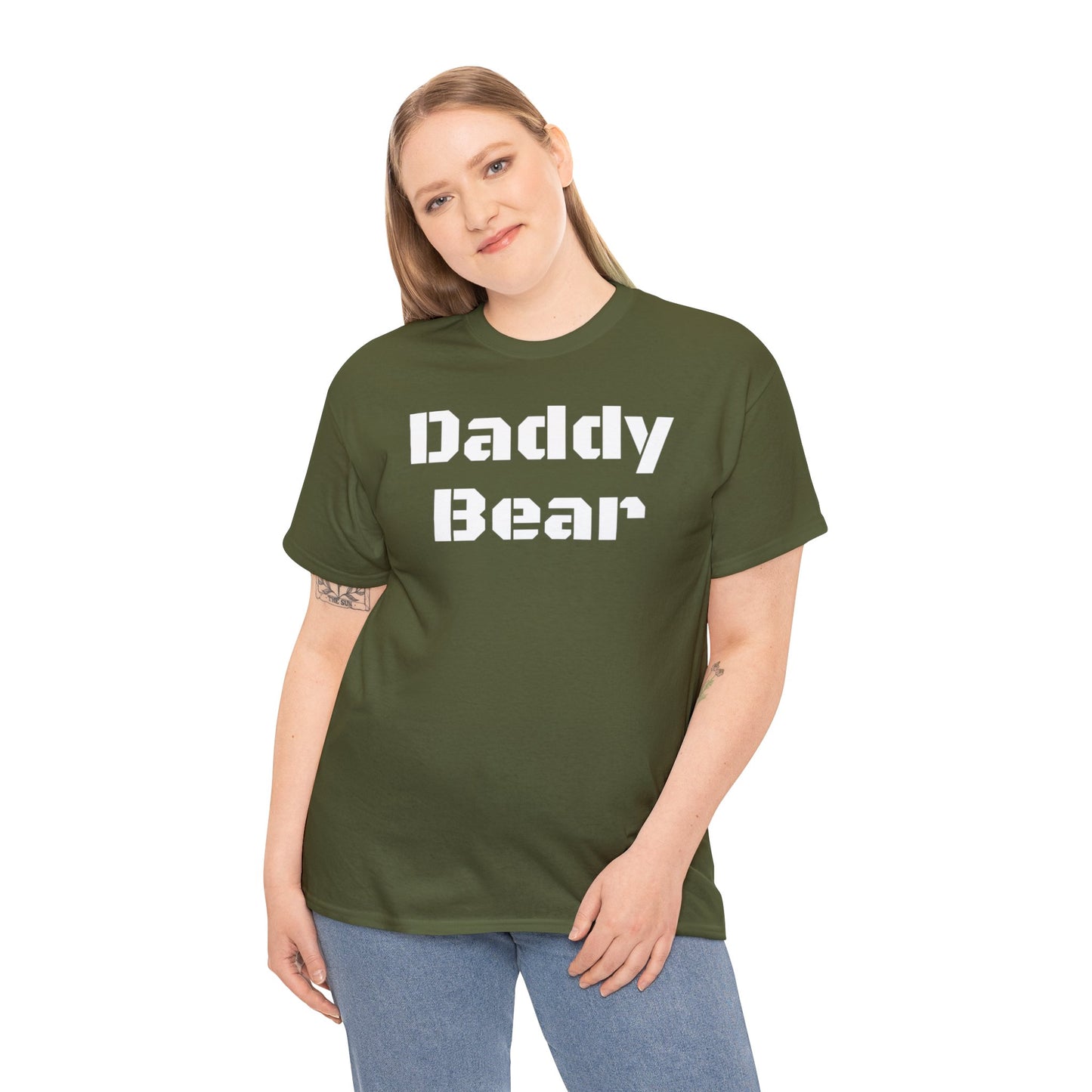 Unisex Heavy Cotton Tee - DADDY BEAR