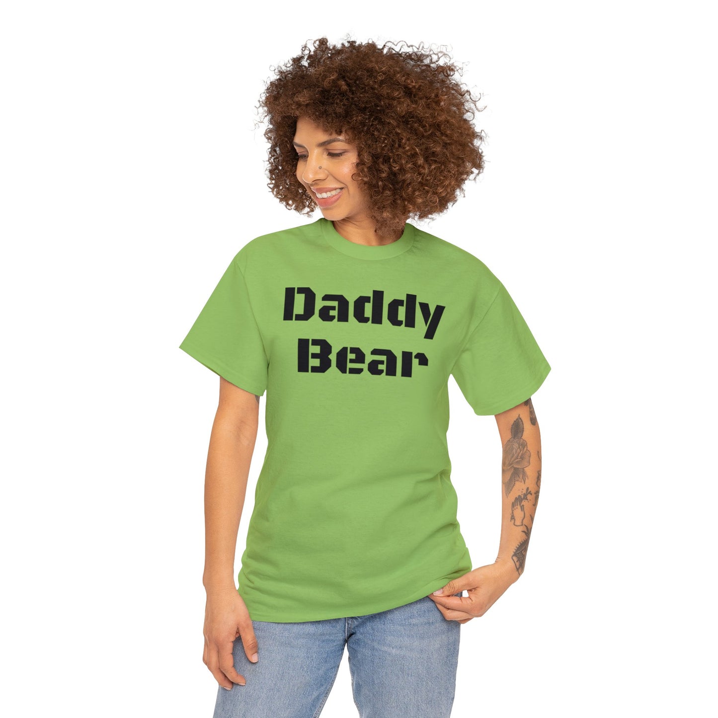 Unisex Heavy Cotton Tee - DADDY BEAR