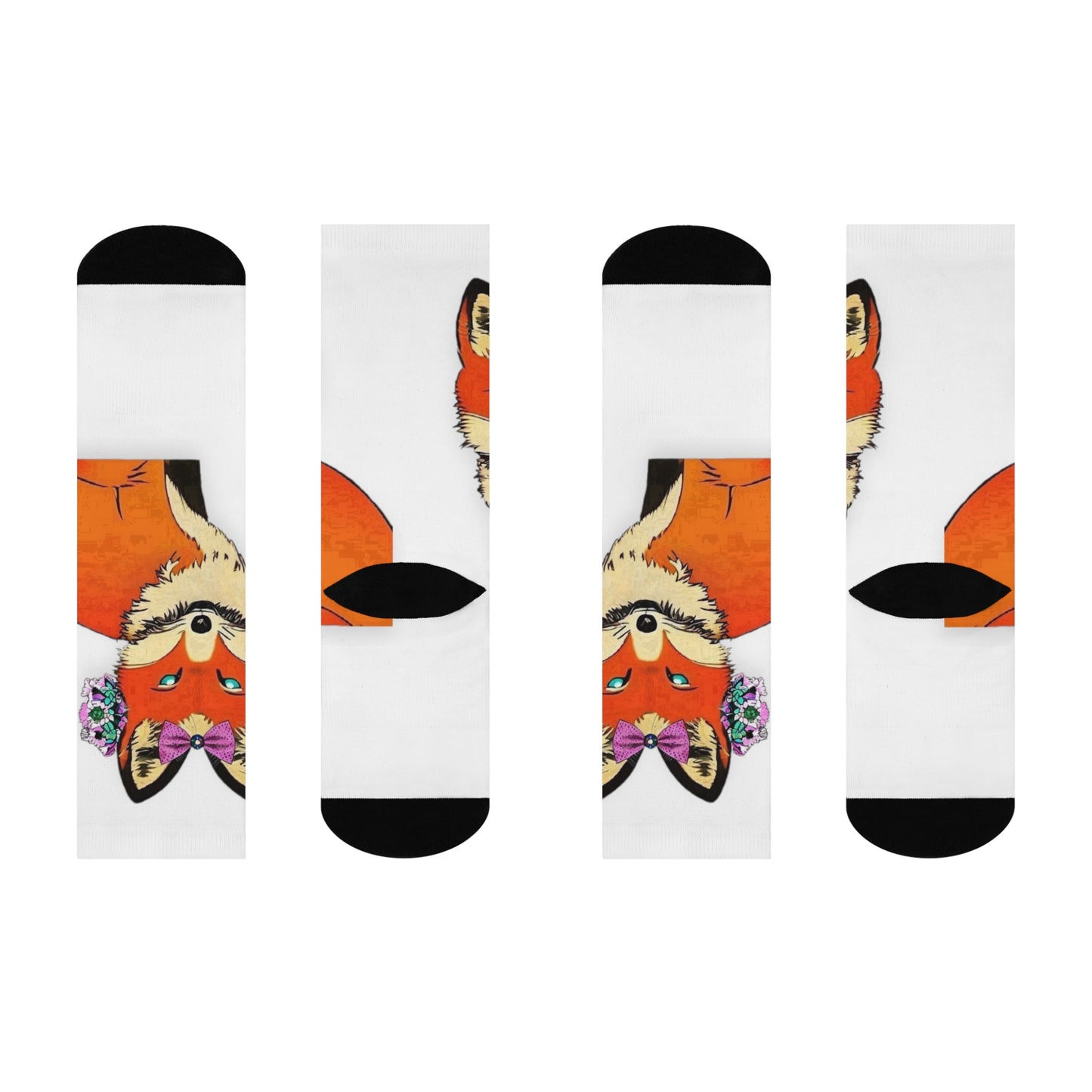 Cushioned Crew Socks - Foxy Mommy
