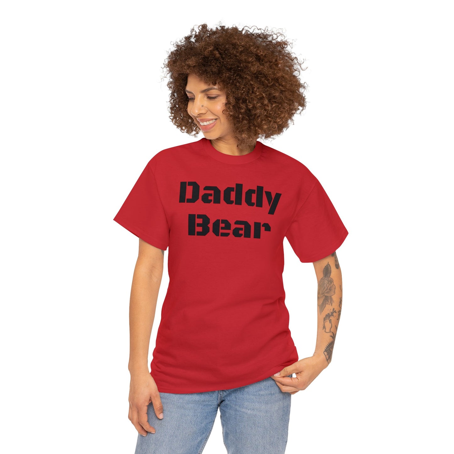 Unisex Heavy Cotton Tee - DADDY BEAR