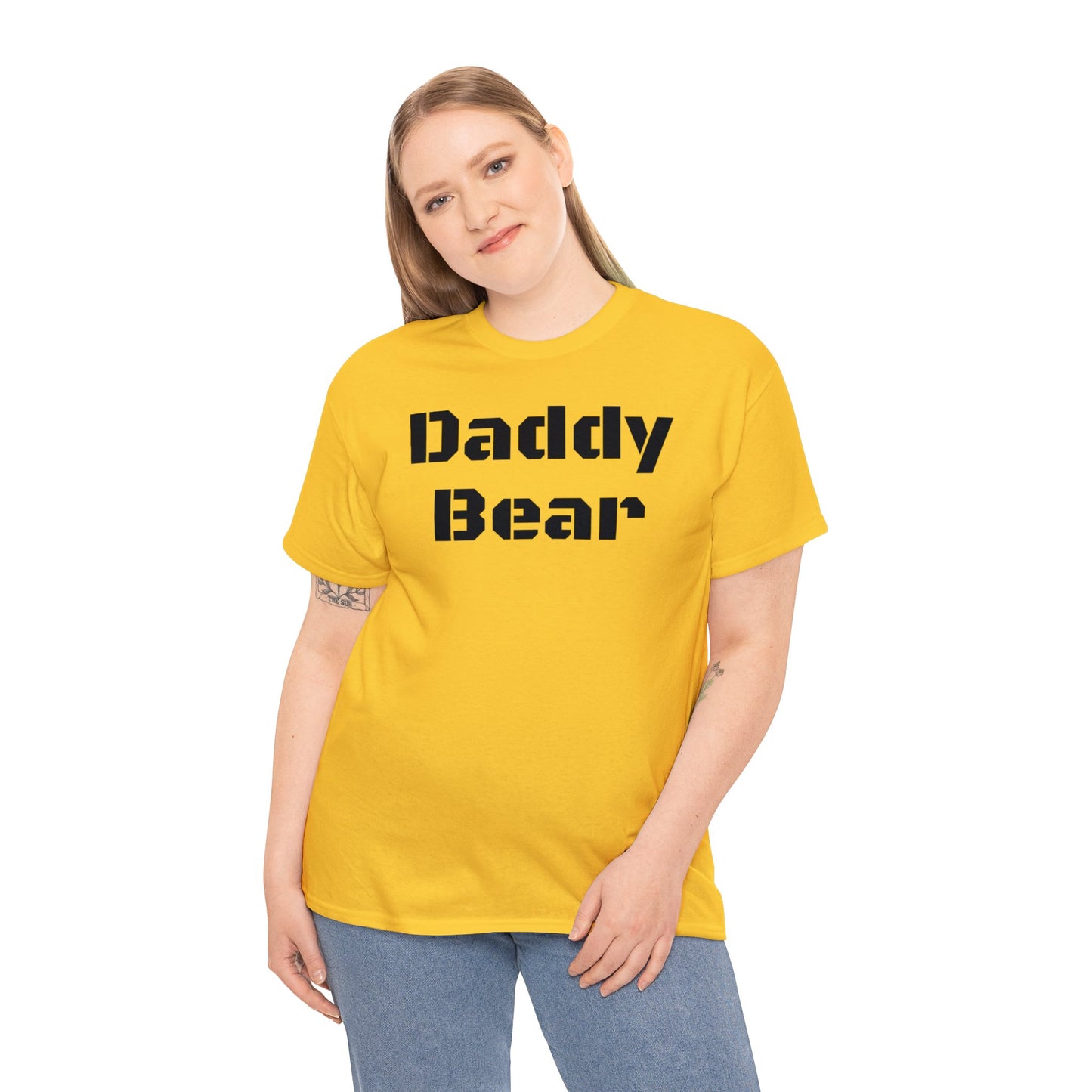Unisex Heavy Cotton Tee - DADDY BEAR