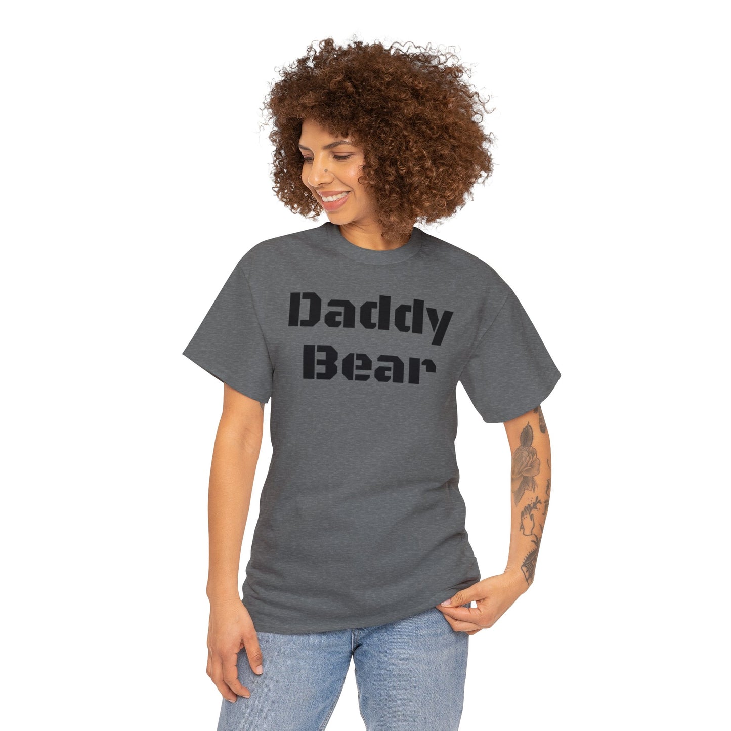 Unisex Heavy Cotton Tee - DADDY BEAR