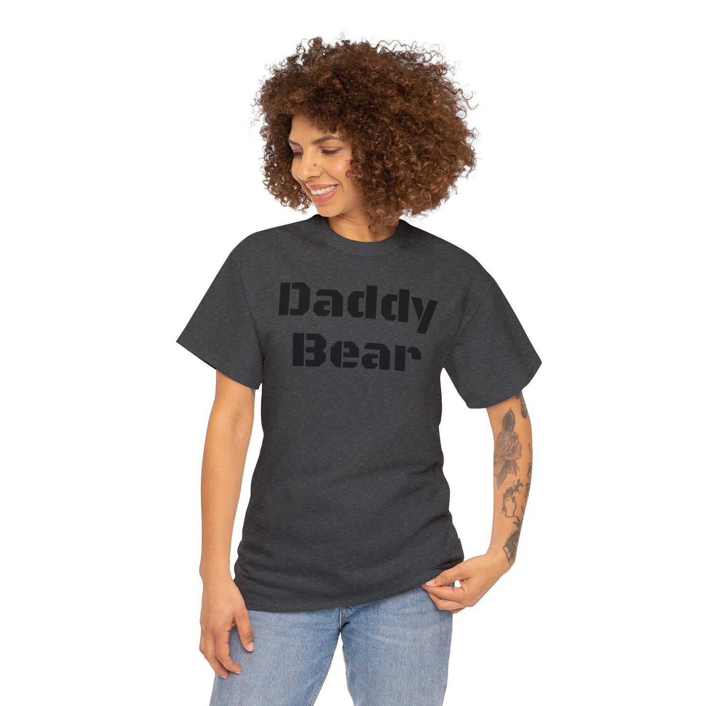 Unisex Heavy Cotton Tee - DADDY BEAR