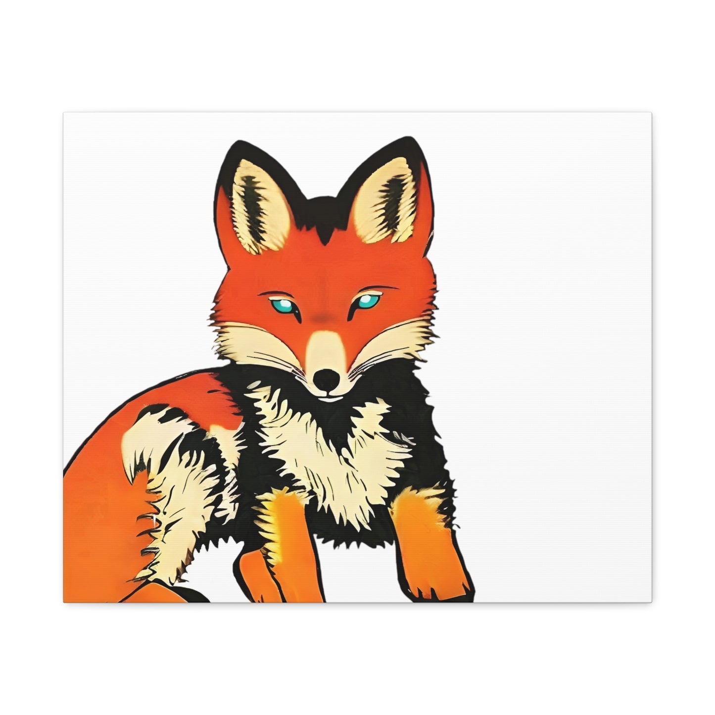 Foxy Baby Canvas