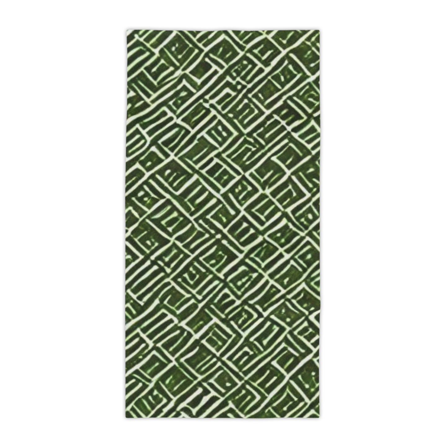 Beach Towel - GREEN WICKER